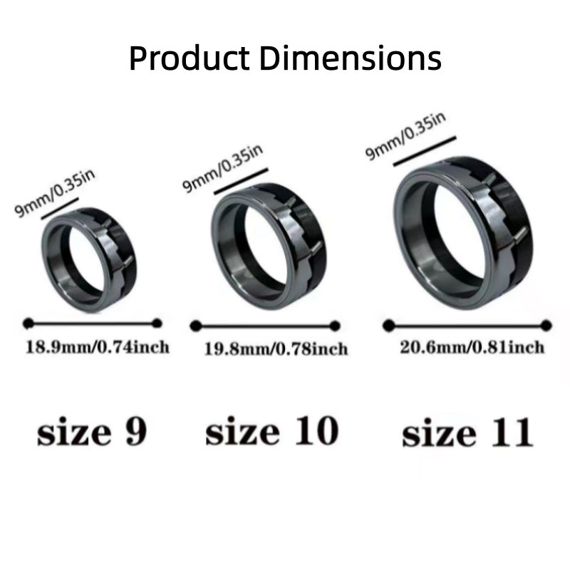 The New ‘Click & Spin’ Ratchet Ring: Your Fidget Toy & Stylis EDC Must-Have!