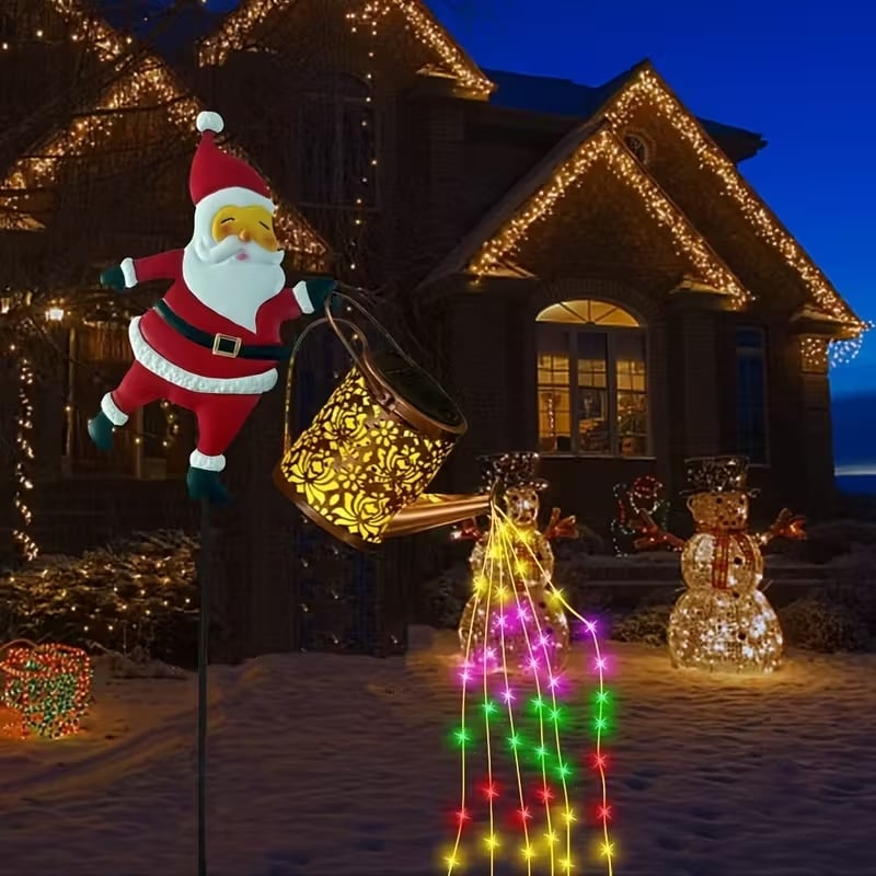 🎅Christmas Claus Solar Kettle Lights