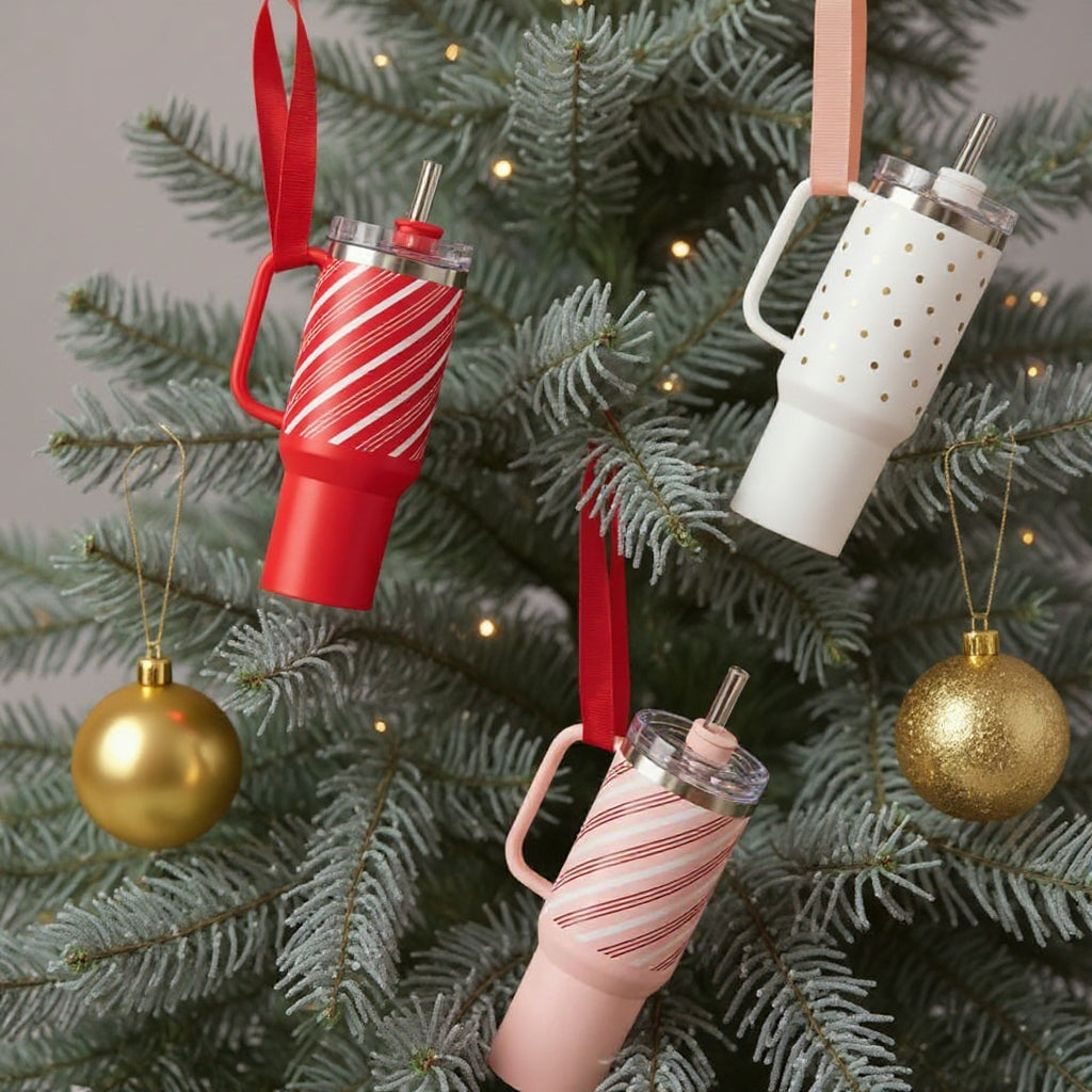 🔥CHRISTMAS HOT SALE🔥Cute Mini Tumbler Ornament Keychain 💸