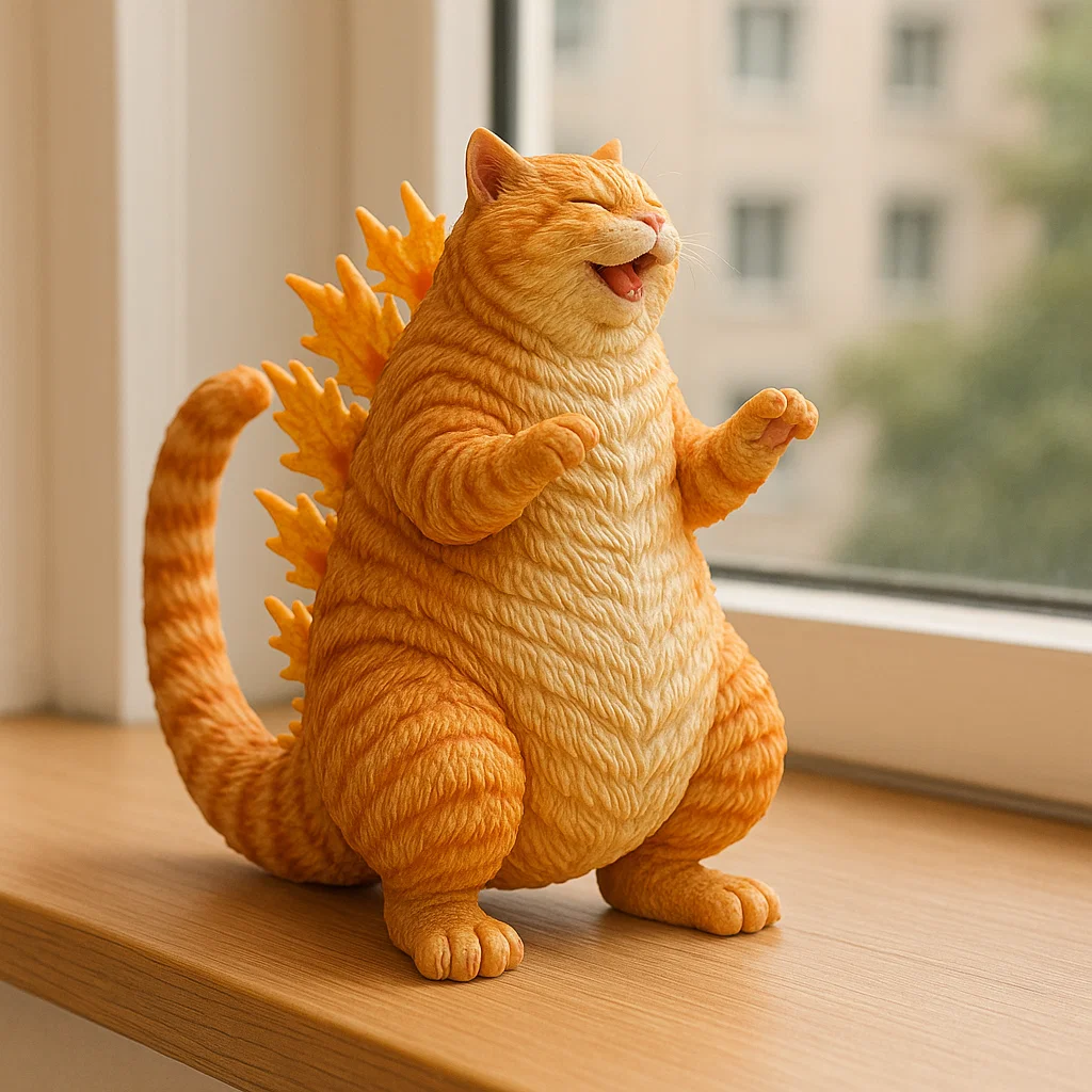 š„Limited EditionšMonster Cat Figurine