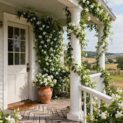 🏆 75K+ SOLD! 🌿❄️ Midnight Perfume Jasmine Seeds – Winter Planting, Perennial Blooms & Fragrant Garden Elegance 🌸