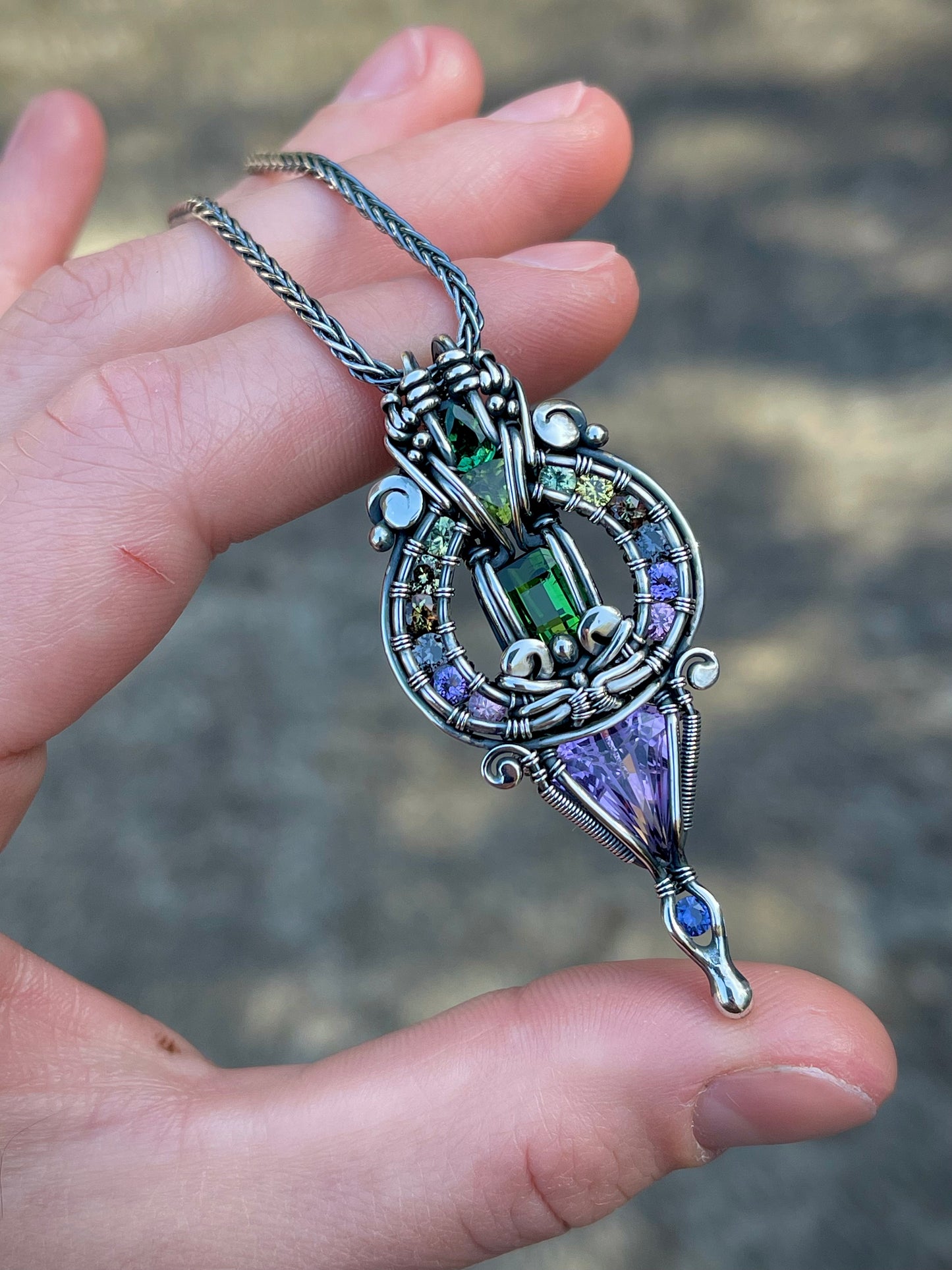 Handmade Crystal Pendants - Amortentia