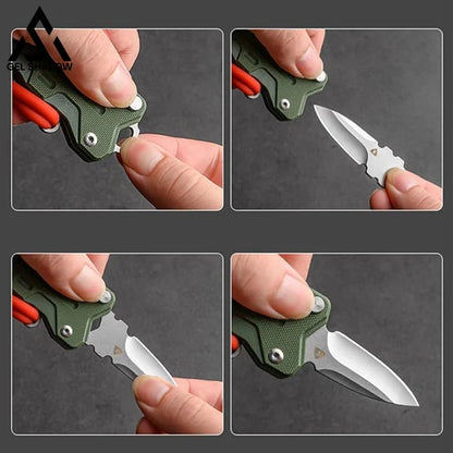 🔥LAST DAY 50% OFF - 2 In 1 Multifunctional Self-defense EDC Pocket Knife Slingshot