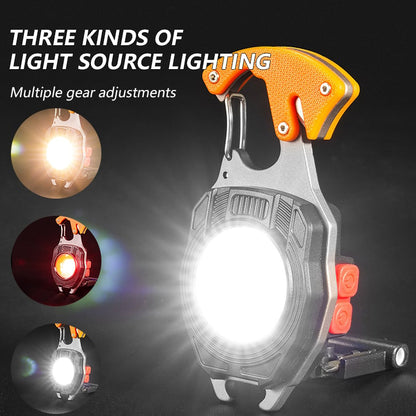 (🎄Early Christmas Sale - 49% OFF) Multifunction Keychain Flashlight, 🔥Buy 3 Get 2 Free ONLY TODAY!
