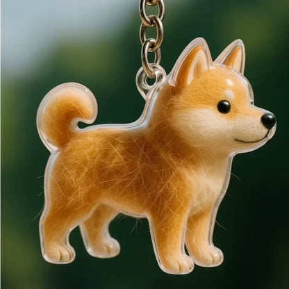 🎄Christmas Hot Sale 49% OFF - Dog Hair Storage Memorial Keychain
