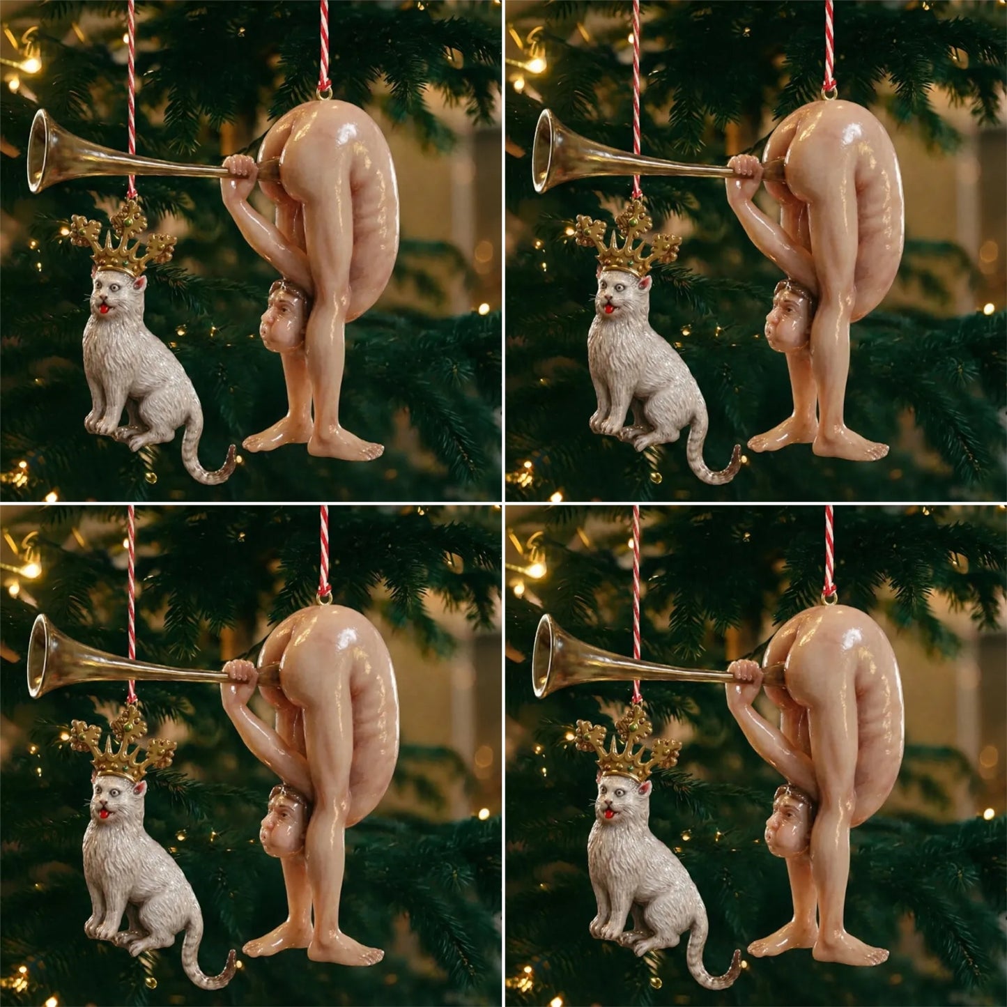 🔥 Black Friday 50% OFF --Limited-time offer: Buy 1 Get 1 Free-Funny Medieval Grotesque Ornament