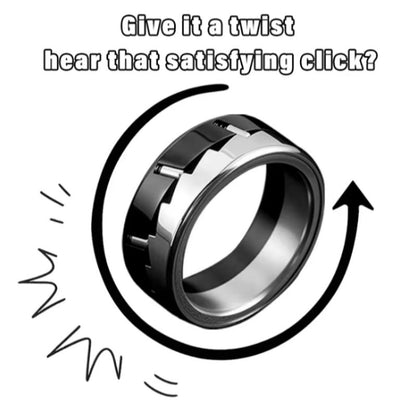 The New ‘Click & Spin’ Ratchet Ring: Your Fidget Toy & Stylis EDC Must-Have!