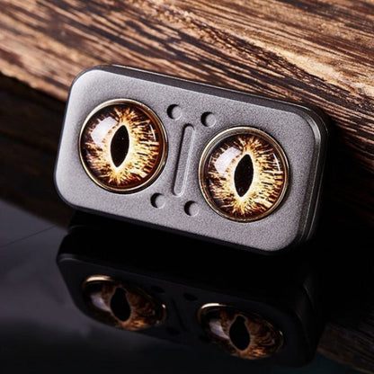 Owl-Themed Fidget Slider: A Spinning EDC Fidget Toy with Metallic Clicks