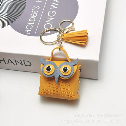 (🌲Early Christmas Sale- 49% OFF) Mini Owl Coin Purse Keychain