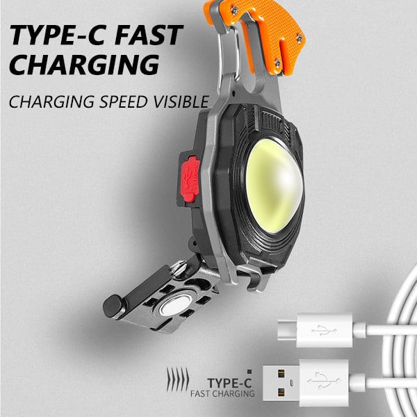 (🎄Early Christmas Sale - 49% OFF) Multifunction Keychain Flashlight, 🔥Buy 3 Get 2 Free ONLY TODAY!