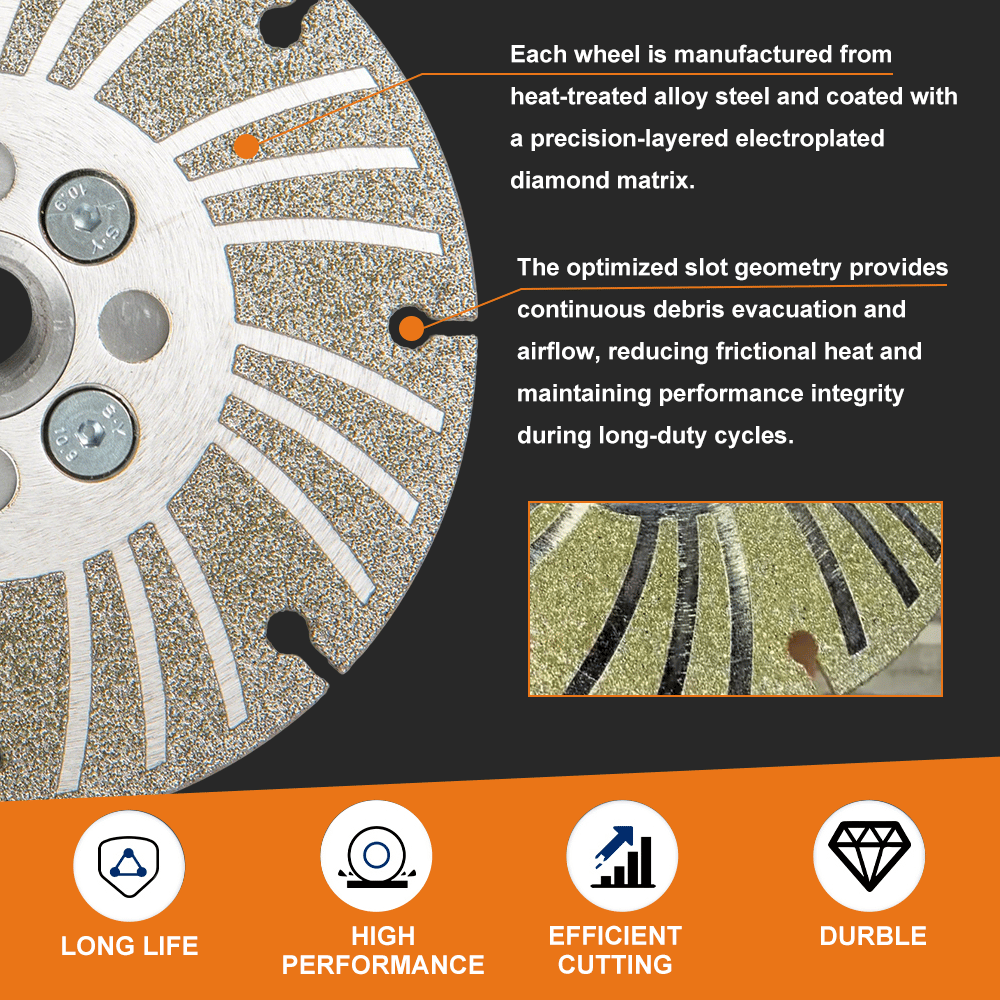 🔥 Electroplated Diamond Angle Grinding Wheel✨