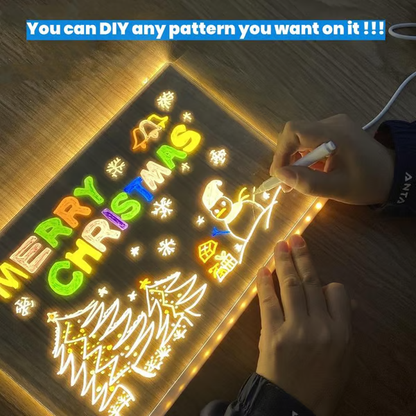🌈🖌 Spark Creativity Instantly - 49% OFF - 🎁 Acrylic LED Message Board - For Vibrant, Endless Expression!