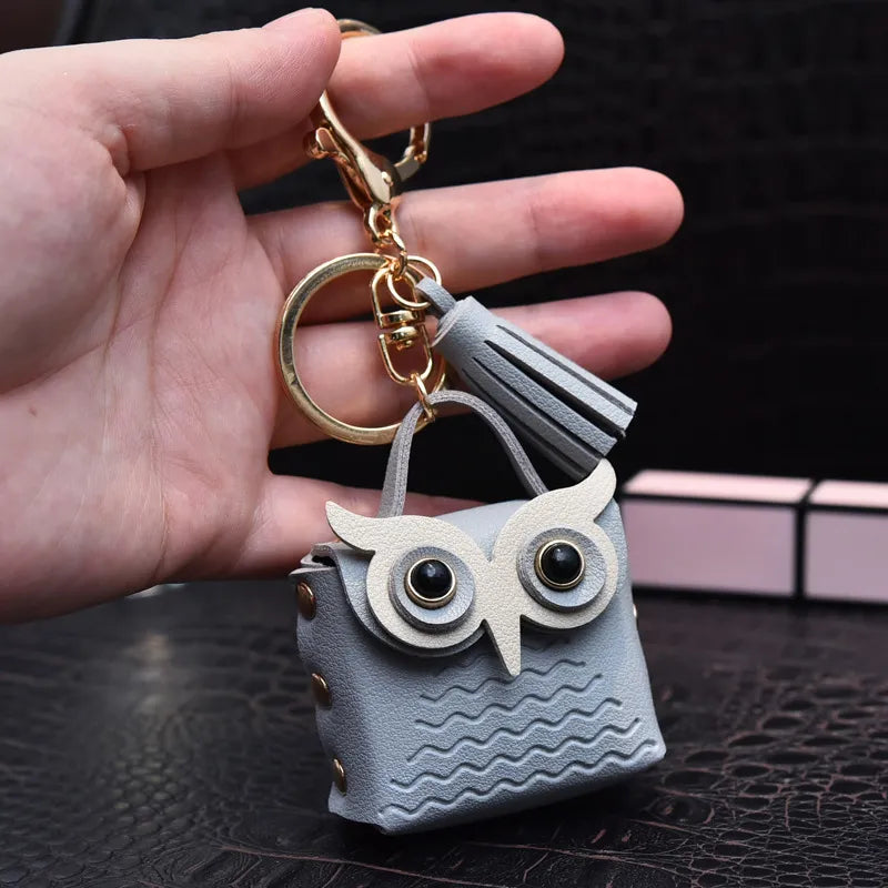 (🌲Early Christmas Sale- 49% OFF) Mini Owl Coin Purse Keychain