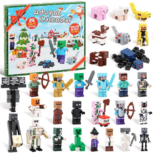 2025 Toy Figures Building Blocks Advent Calendar