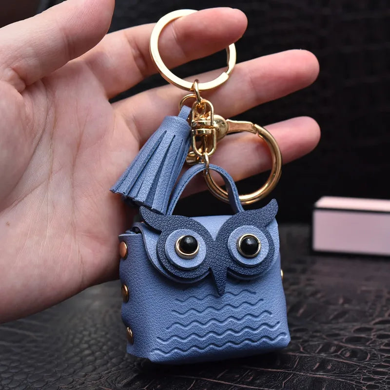 (🌲Early Christmas Sale- 49% OFF) Mini Owl Coin Purse Keychain
