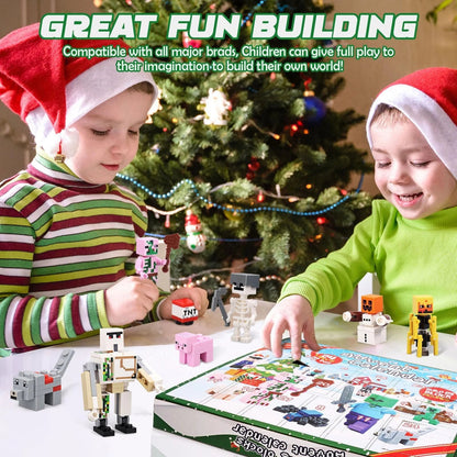 2025 Toy Figures Building Blocks Advent Calendar