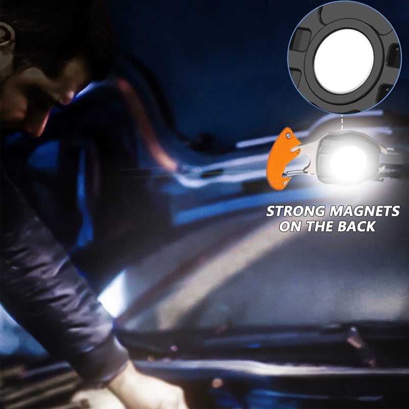 (🎄Early Christmas Sale - 49% OFF) Multifunction Keychain Flashlight, 🔥Buy 3 Get 2 Free ONLY TODAY!