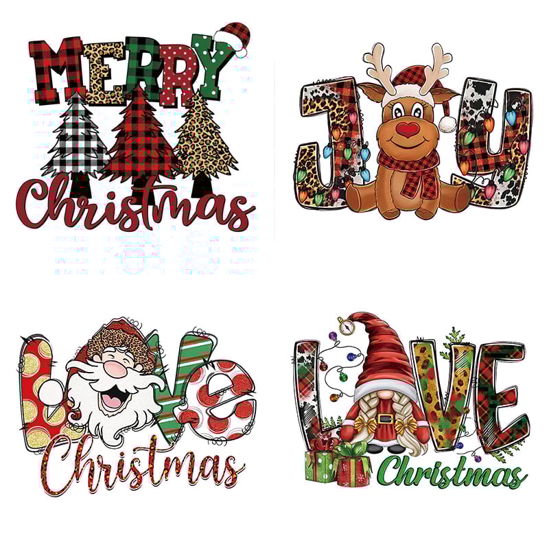 🔥LAST DAY 50% OFF🎄15PCS Christmas Mystery DTF Transfer Bundle ✨Ready to Press Holiday Designs for Festive DIY Creations