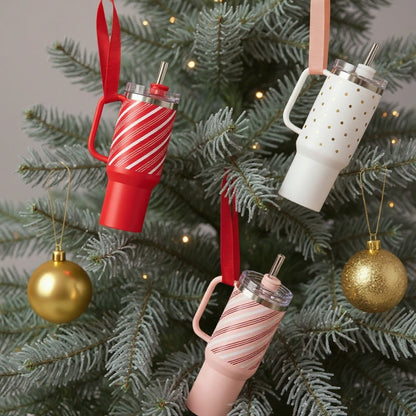 🔥CHRISTMAS HOT SALE🔥Cute Mini Tumbler Ornament Keychain 💸