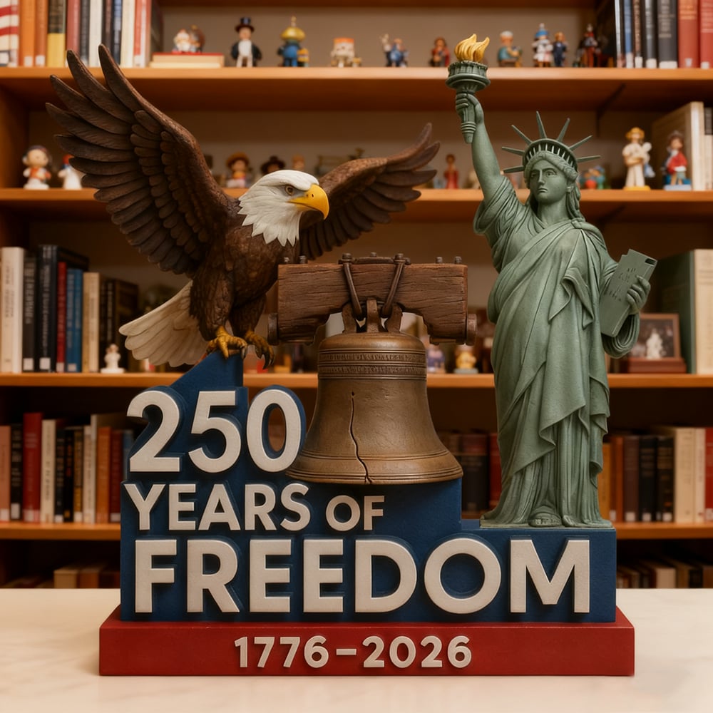 🔥Last Day Sale 49% OFF 🎉2025 Affordabls® Handmade American History Commemorative Desktop Statue