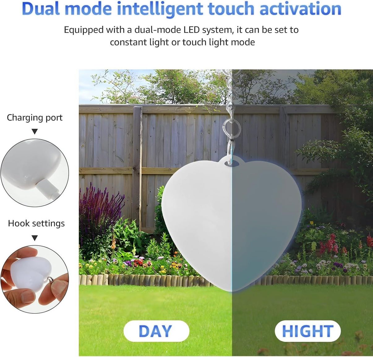 (🎄Christmas Hot Sale - 49% OFF) Heart Shape Purse & Handbag Sensor Light