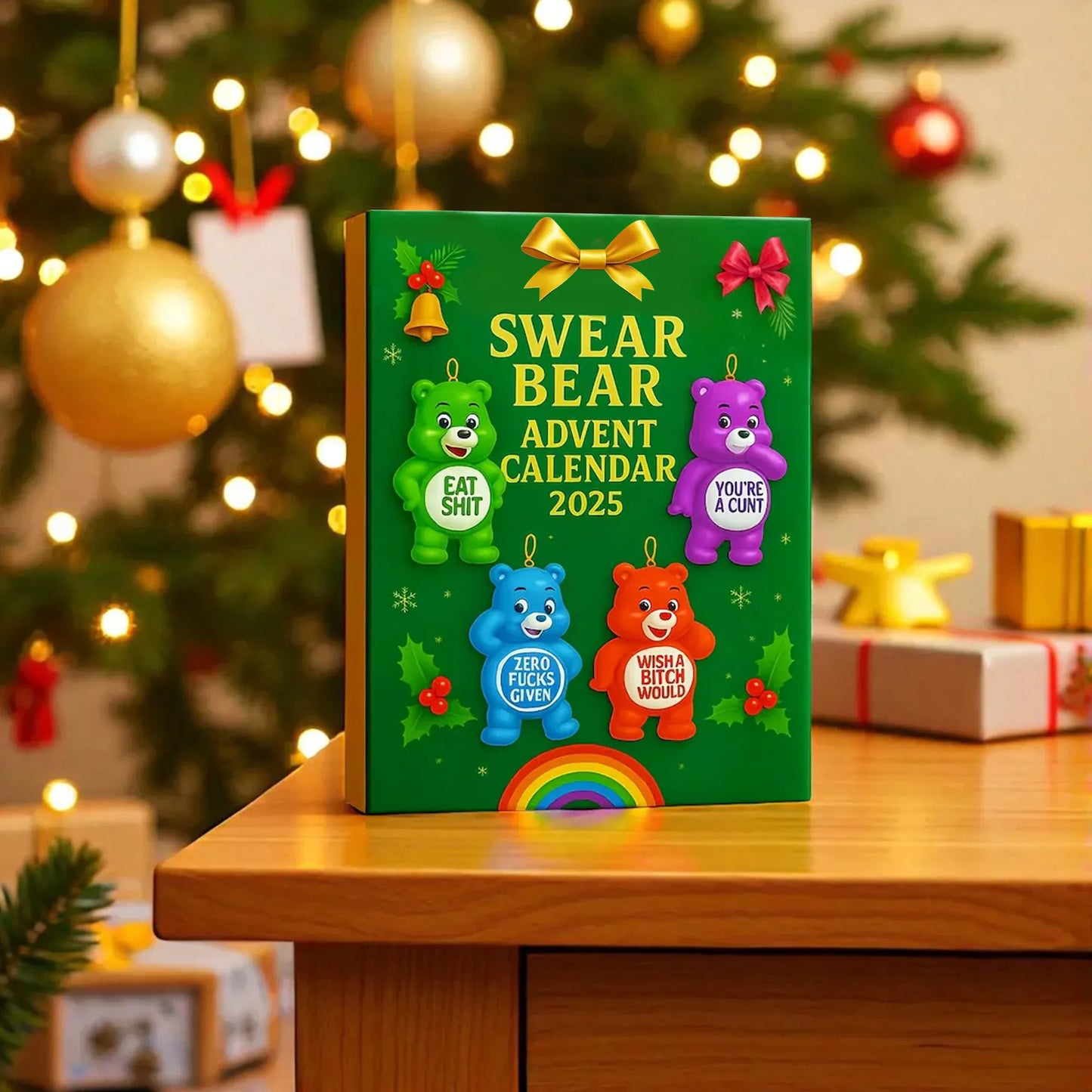Funny Bear Christmas Adult Advent Calendar 2025