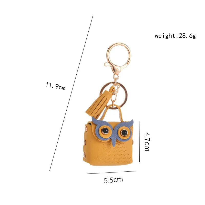 (🌲Early Christmas Sale- 49% OFF) Mini Owl Coin Purse Keychain