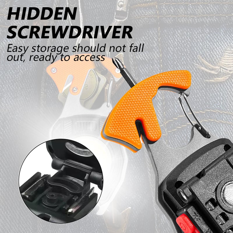 (🎄Early Christmas Sale - 49% OFF) Multifunction Keychain Flashlight, 🔥Buy 3 Get 2 Free ONLY TODAY!