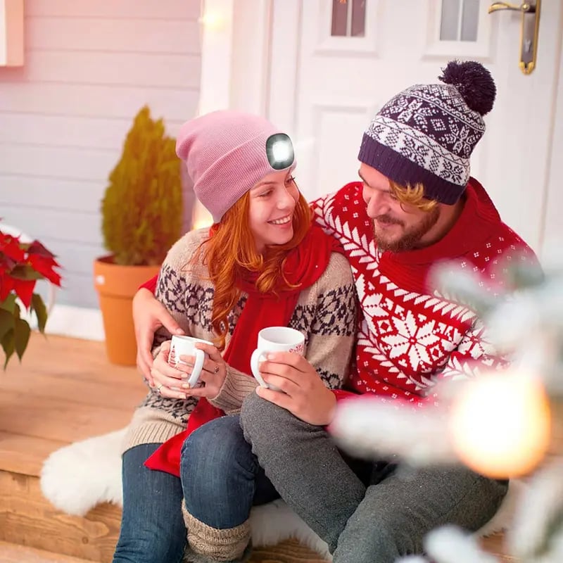 🎄Christmas Early Sale - LED Bluetooth Beanie