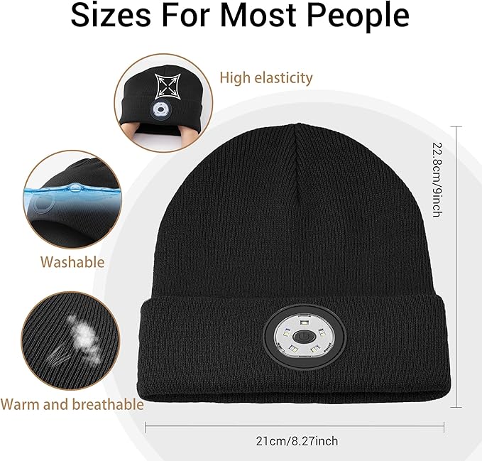 🎄Christmas Early Sale - LED Bluetooth Beanie