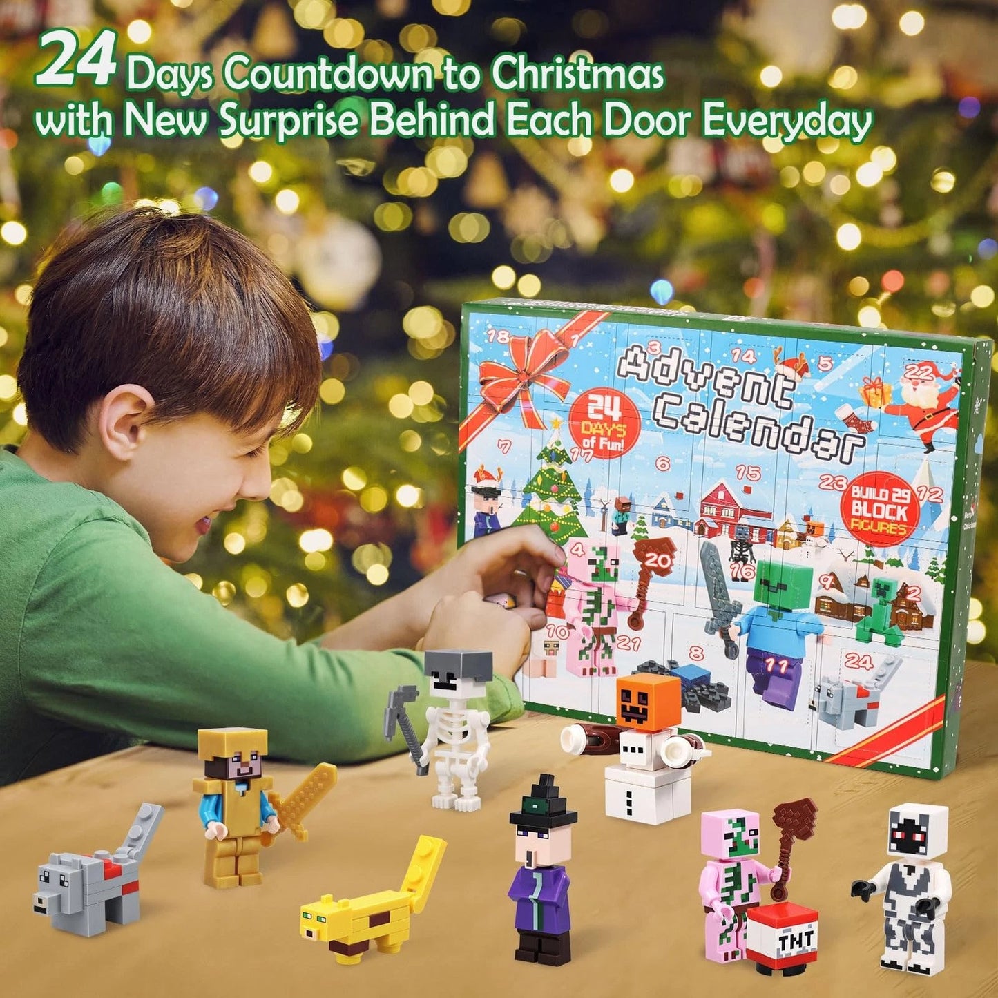 2025 Toy Figures Building Blocks Advent Calendar