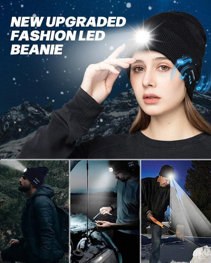 🎄Christmas Early Sale - LED Bluetooth Beanie