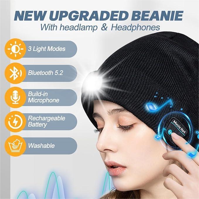 🎄Christmas Early Sale - LED Bluetooth Beanie