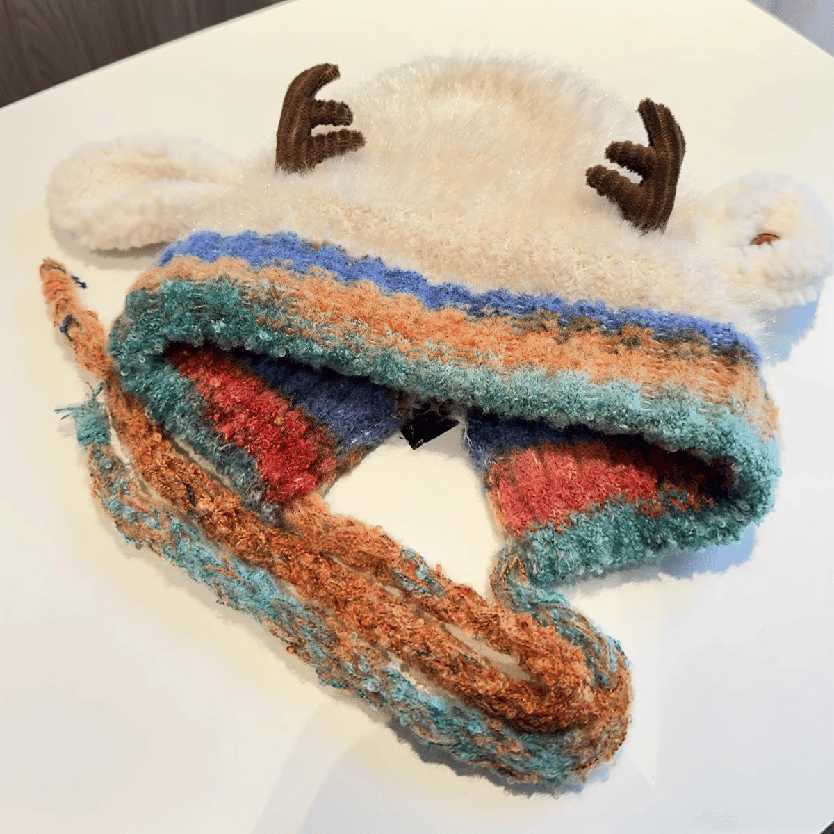 Original design Festive Christmas Lamb Horn Hat or Antler Hat