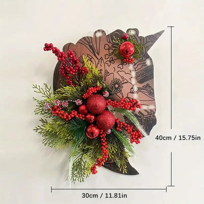 🐴Horse Head Wreath for Christmas | Single, Pair & Family Bundles✨